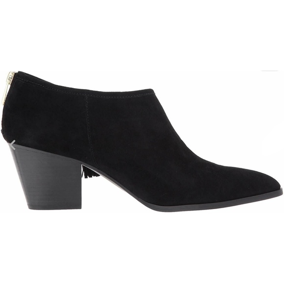 Bella Vita Eli Suede Black Leather Boots Heels - Picture 3 of 12